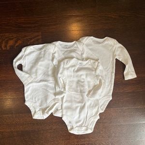 Carter's 6 Month White Onesie Set of 4